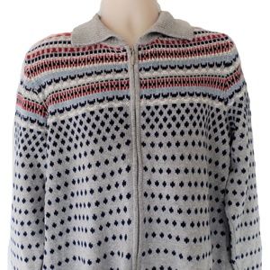 Christopher & Banks Zip Up Sweater XL